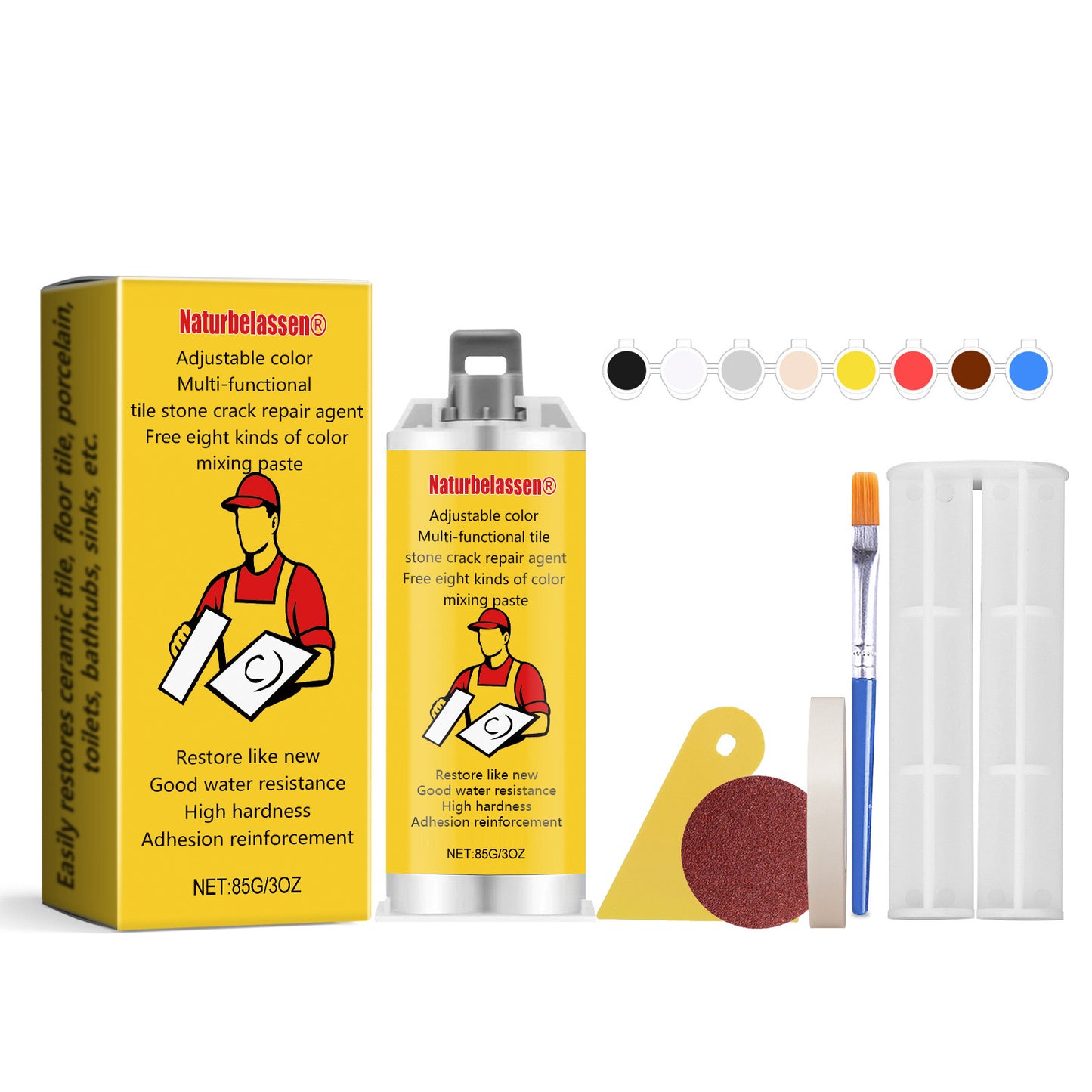 🎨Adjustable Color Multi-Functional Tile Stone Crack Repair Agent