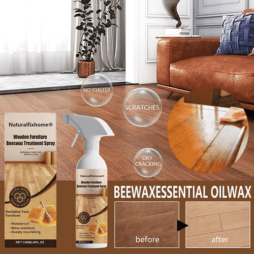 🧴Naturalfixhome® Wooden Furniture Beeswax Treatment Spray