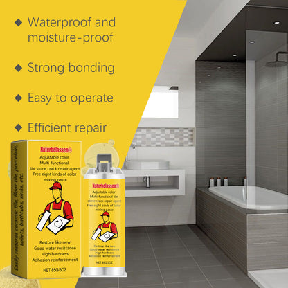 🎨Adjustable Color Multi-Functional Tile Stone Crack Repair Agent