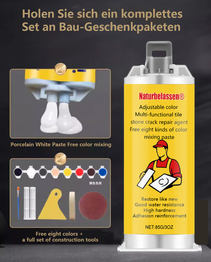 🎨Adjustable Color Multi-Functional Tile Stone Crack Repair Agent
