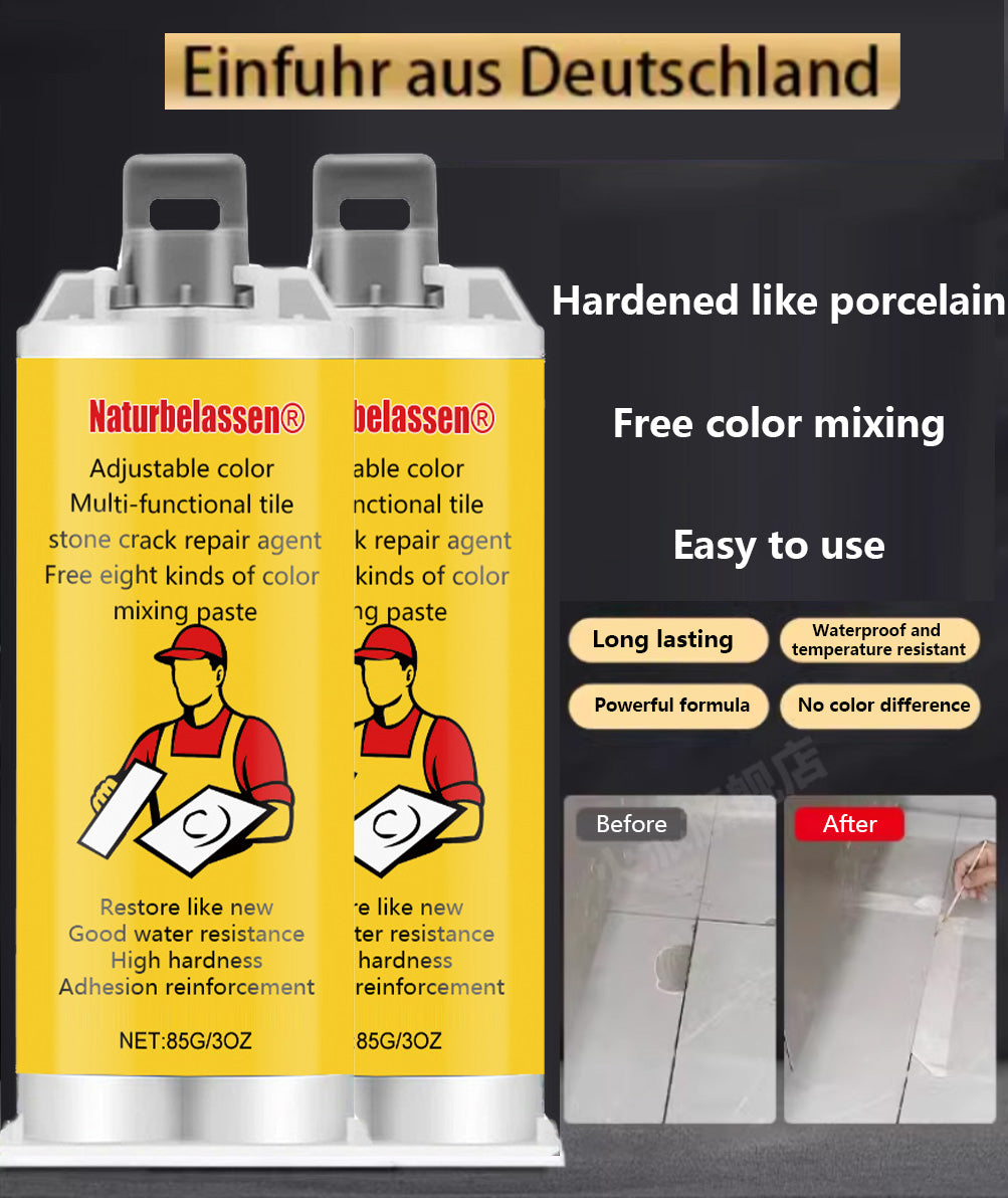 🎨Adjustable Color Multi-Functional Tile Stone Crack Repair Agent
