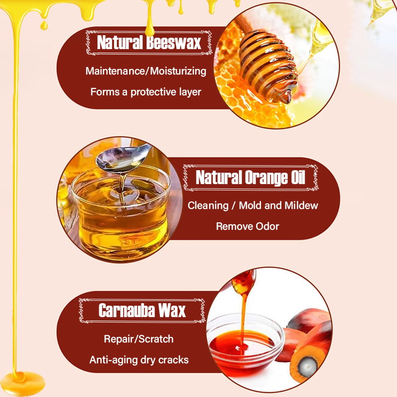 🌟SEURICO™  Wood Care Beeswax &Added Orange Oil🌟